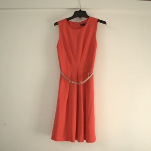 sharagano Coral Pink Dress Size 4 Only worn once!